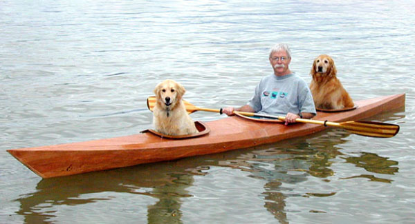 Man Built Ultimate Kayak To Take His Dogs On Amazing Adventures